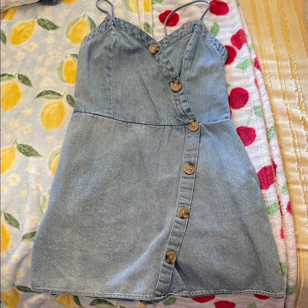 Aeropostale Asymmetrical Blue Denim Girls Outfit